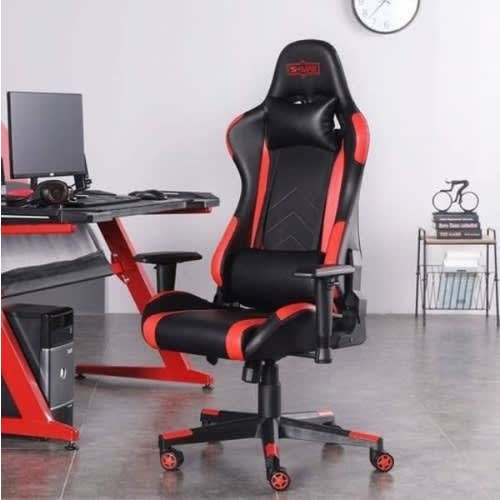 Executive Office Recline Racing Gaming Chair - Red
