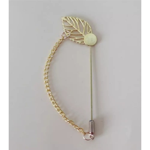 20 Lapel Brooch Pins With Chain For Diy