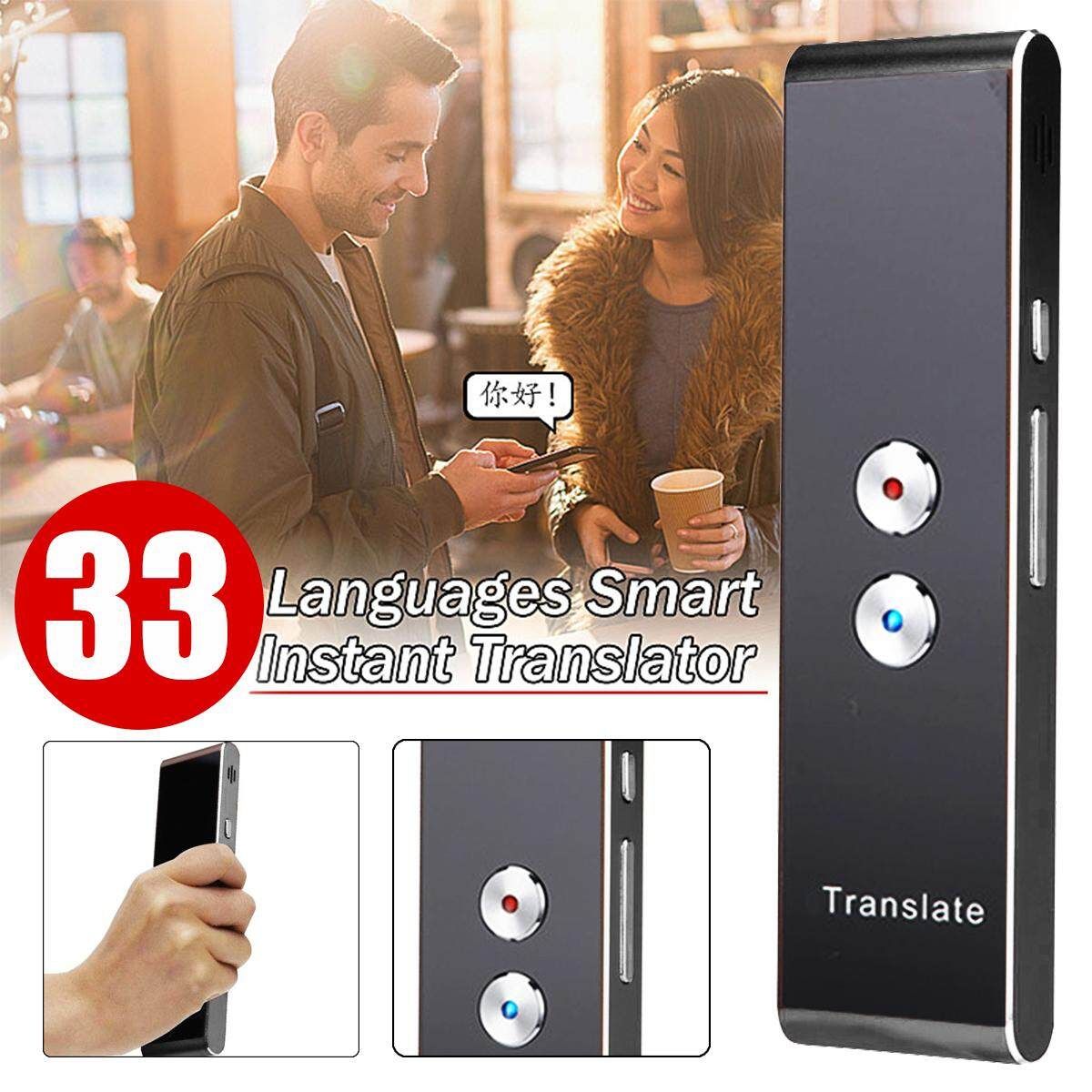 Bluetooth Smart Instant Translator 33 Languages Voice Real Time Trans Meeting