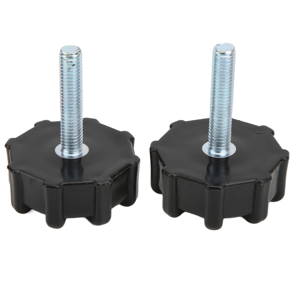 Motorcycle Handlebar Knob Screw M8 40mm Thread Carbon Steel