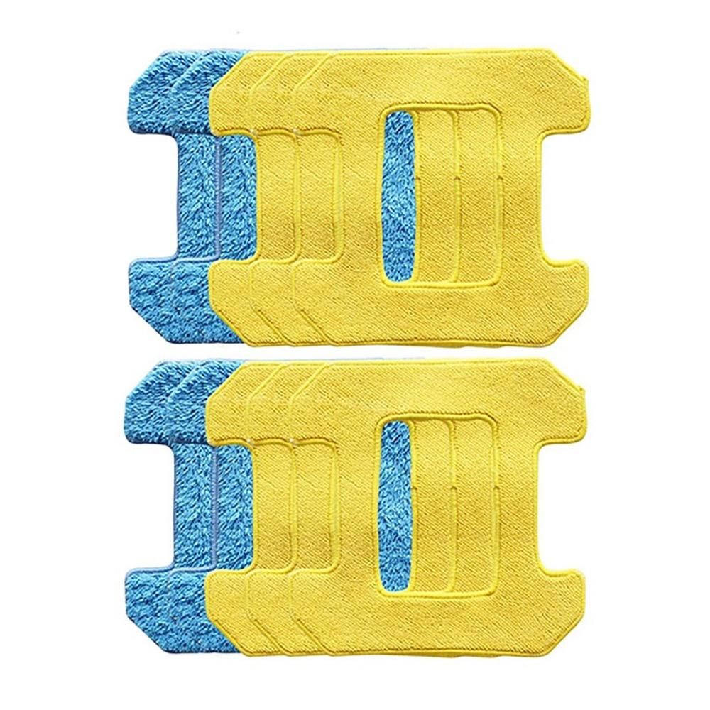 10Pcs Rubbing Mop Pads for 298 Window Cleaning Robot Accessories Microfiber Material Wet CleaningDry