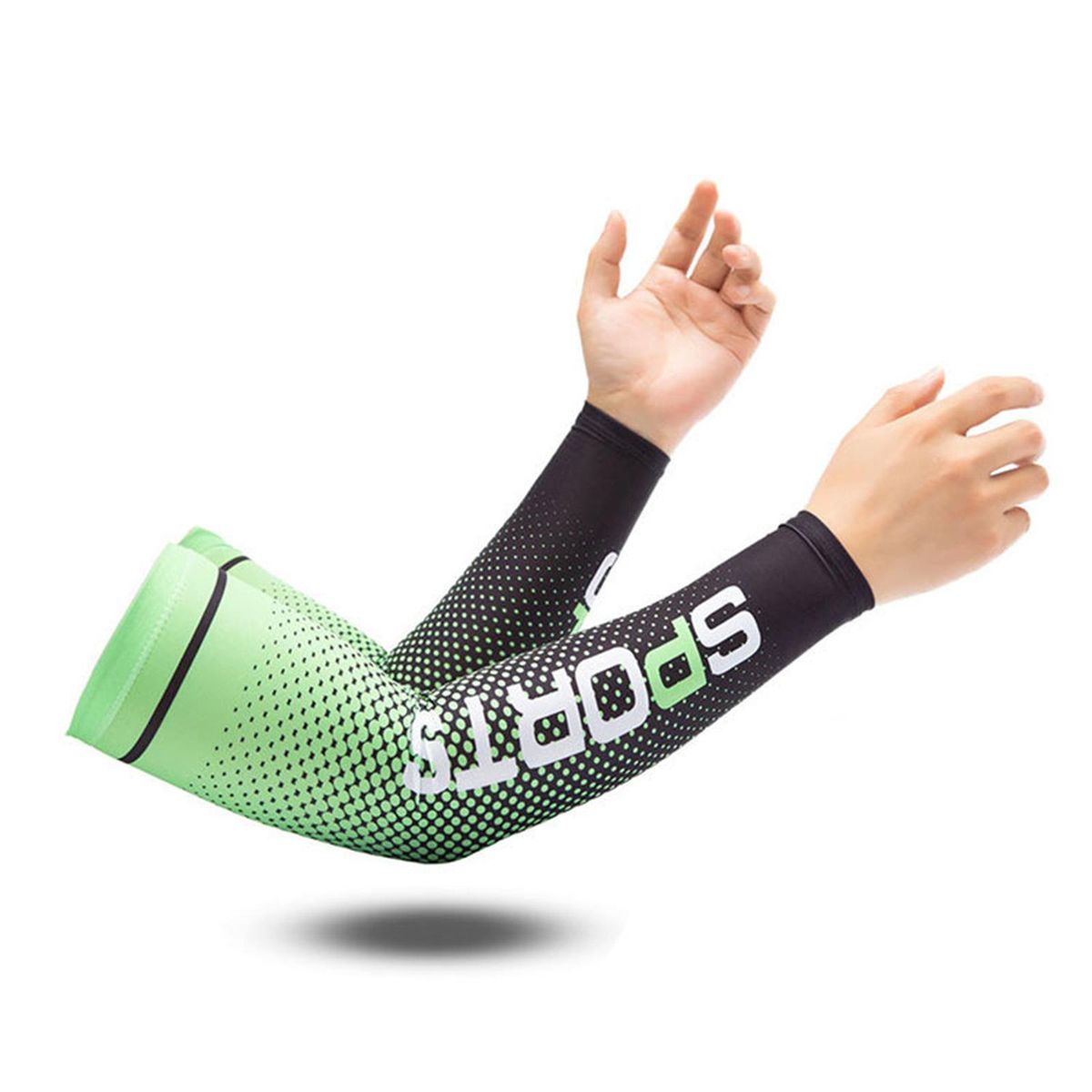 Cooling Arm Sleeves UV Sun Protection Summer Unisex For Golf Green