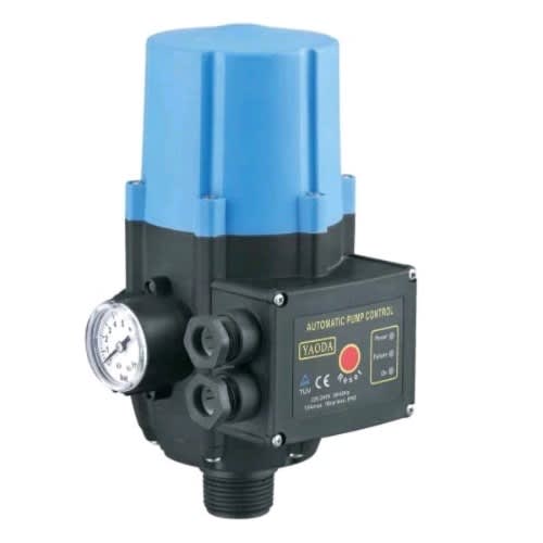 Automatic Pressure Pump Control With Gauge