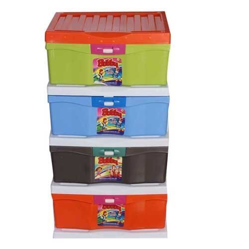 BABY PLASTIC STORAGE CABINET  4 TIER