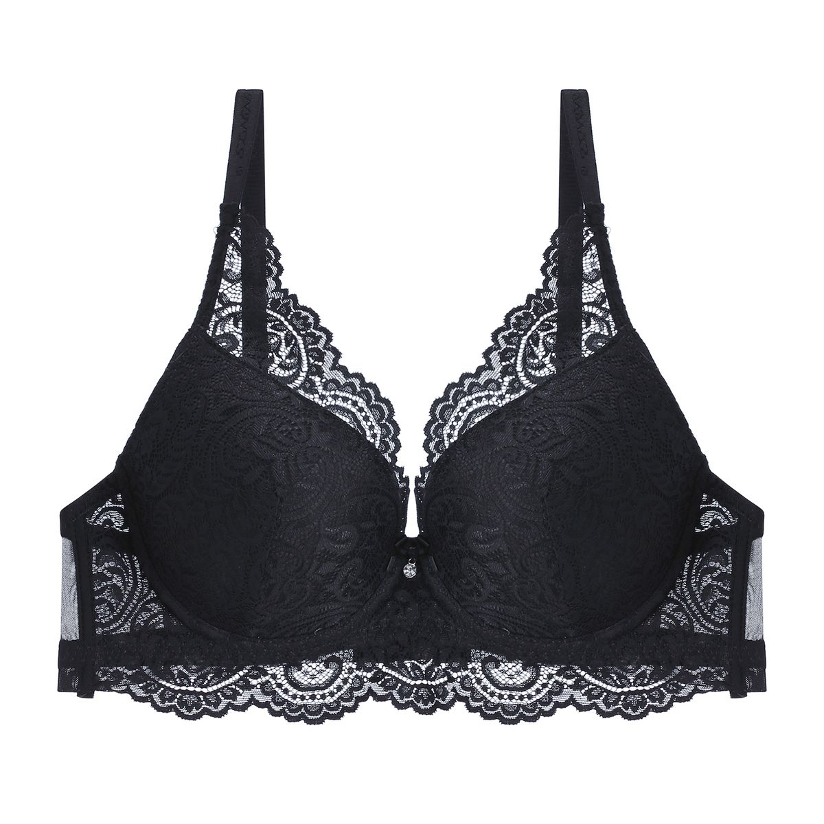 B Cup Size Full Lace Design Soft Bralette Bra For Women