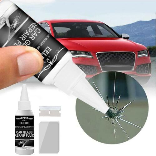 Car Windshield Glass Repair Kit - Vehicle Crack Fix Tool