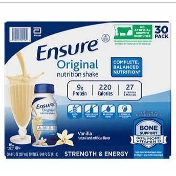 Vanilla Nutrition Shake Drink - 237ml - 30 Bottles