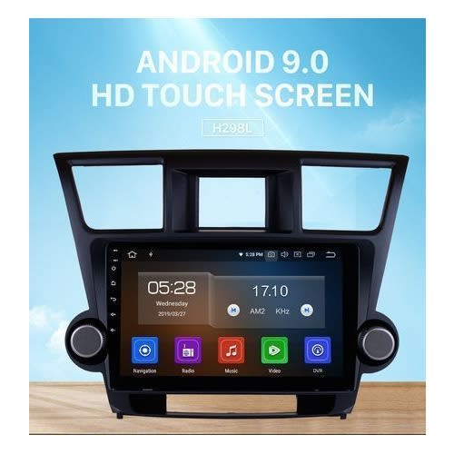 Toyota Highlander 2008-2013 Android Car Stereo  Reverse Camera