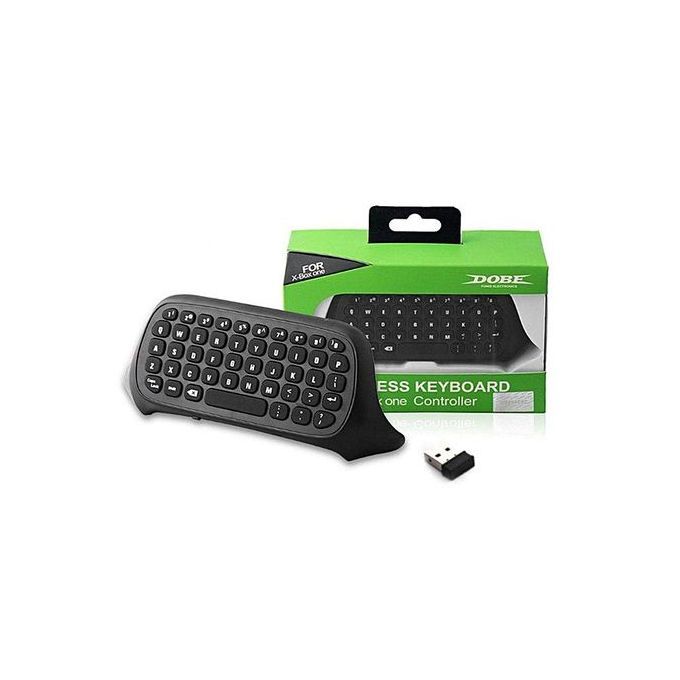 Wireless Keyboard For XBox One Mini Wireless 2.4GHz Keyboard Keypad Controller Black