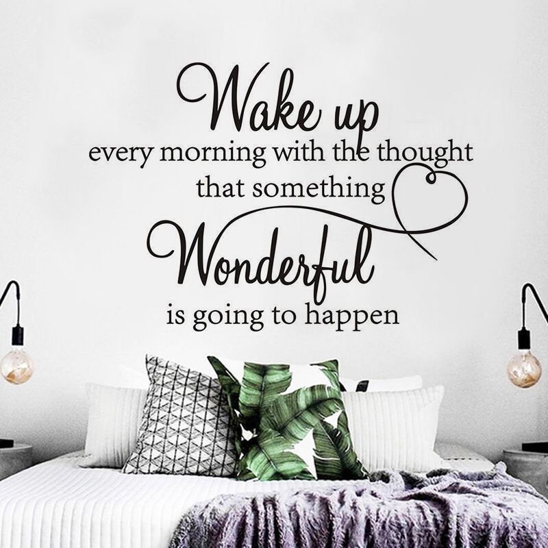 Wall Stickers Wake Up Home Wall Decor  - 005