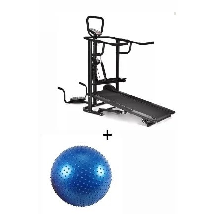 Manual 4-in-1 Multifunctional Treadmill+ One Free Gymnastic Ball