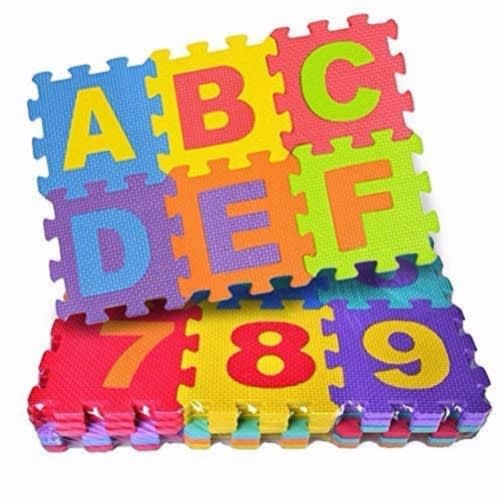 Alphabet and Number Foam Puzzle Play Mat