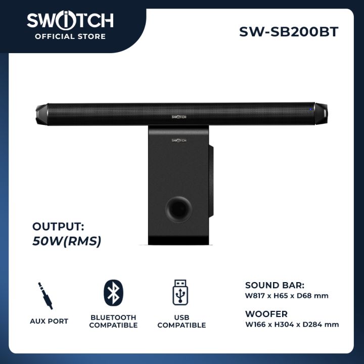 Switch 2.1 Bluetooth Sound Bar!