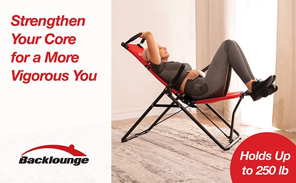 BACKLOUNGE 2-in-1 INVERSION ABDOMINAL MACHINE AND BACK PAIN RELIEF