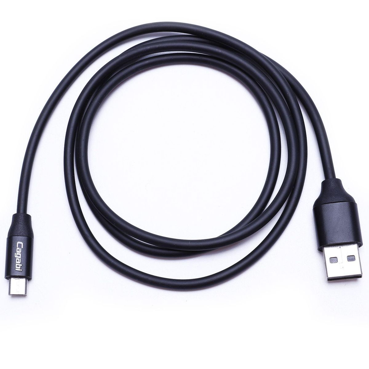 CAGABI 1M TPE Cable Fast Charging 2.4A 480Mbps 22AWG For