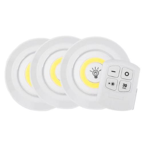 Led Light With Remote Control Set Of 3