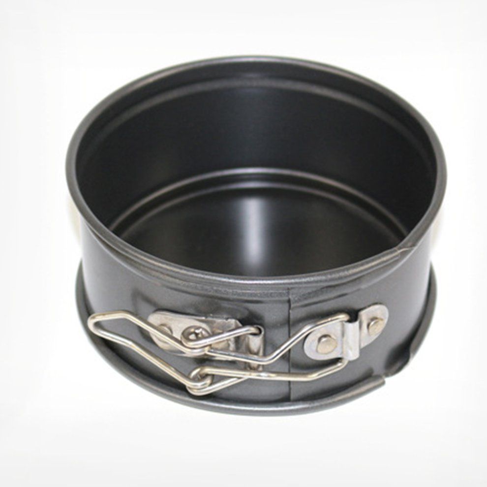 1 P S Non-sti K Lo K Bottom  Ake Mold Round Mousse Honey Omb  Arbon Steel  Ake Mold Baking Utensils Mold-black-24cm