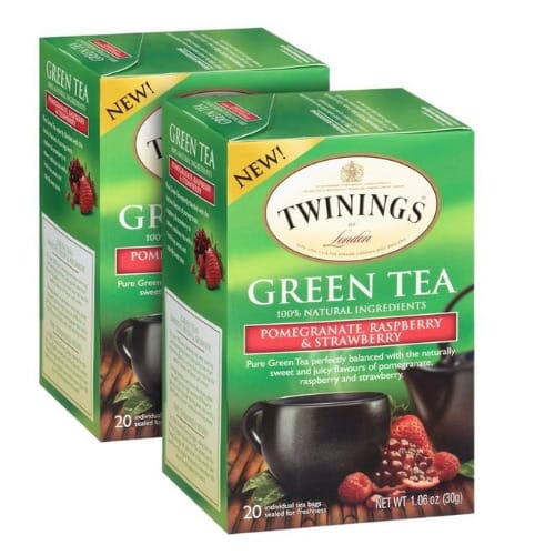 Green Tea 20 Count Caffeinated X 2packs