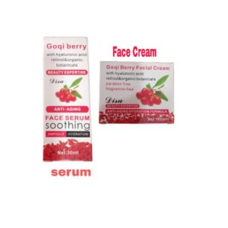 Goji Berry Facial Serum And Facial Cream