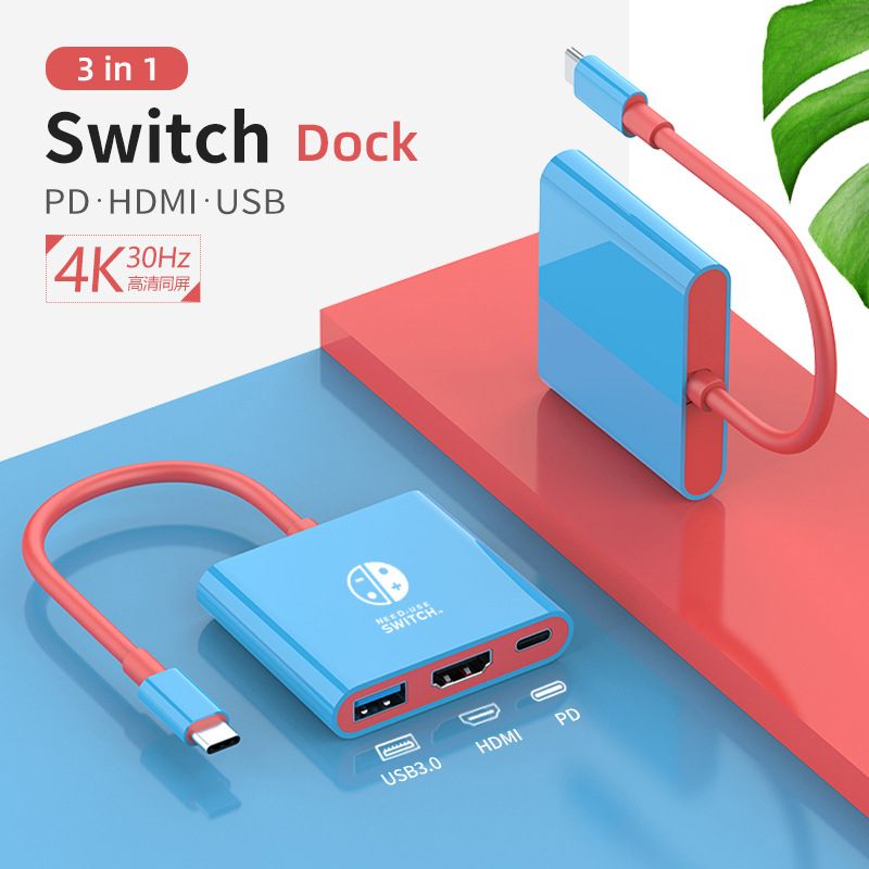 USB C To HDMI Adapter For Nintendo Switch/Switch OLED/MacBook Pro Air/iPad Pro/Android Phone