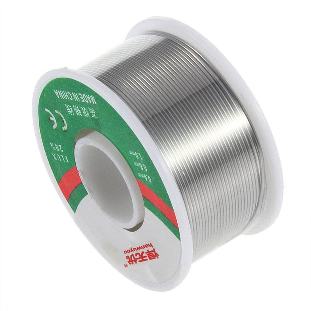 Tin/Lead 0.8mm Diameter Rosin Roll Tin Rosin Core 2% Flux Solder Wire Reel --M25