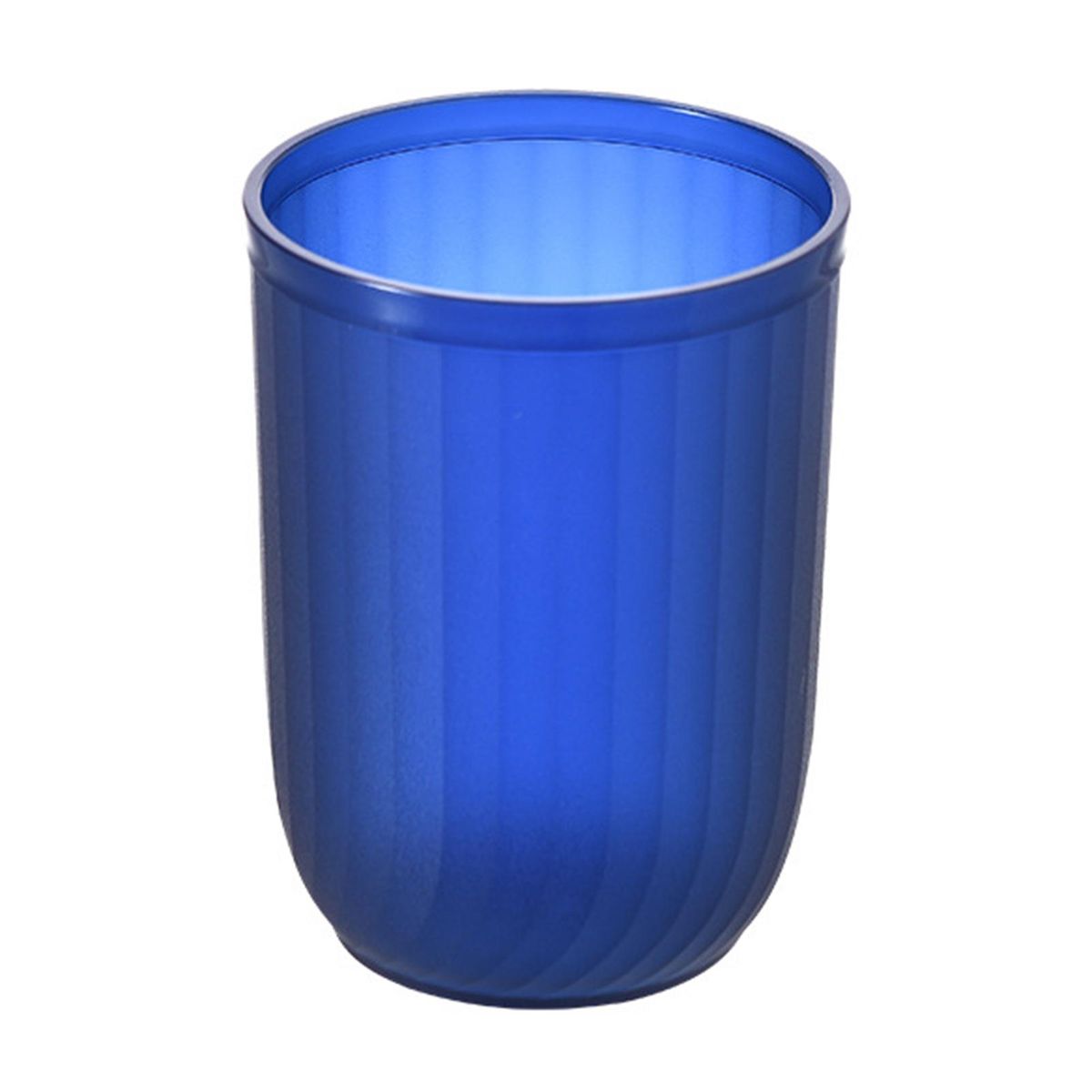 400ml Bathroom Tumblers Comfortable Grip Toothbrush Cup Blue