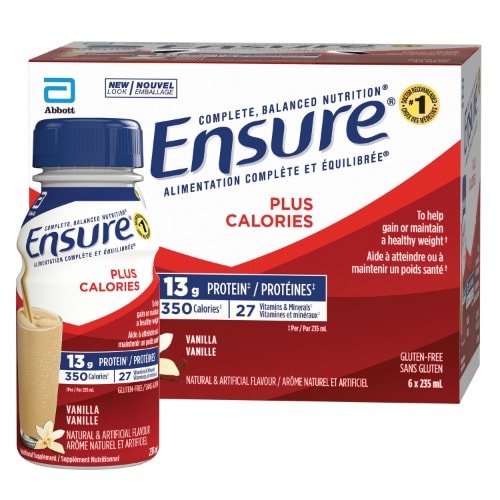Ensure Plus Calories Vanilla 235ml - Pack Of 6 X2