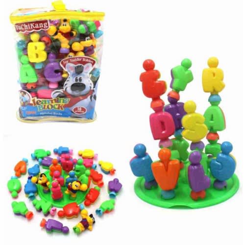 Creative Construction Abc Learning Blocks For Early Child's Education