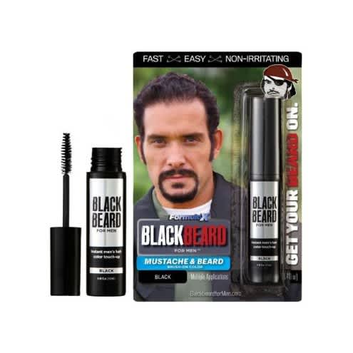 Blackbeard Black Brush For Beard & Mustache