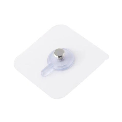 Wall Mounted Picture Self Adhesive Transparent Screw Hook -  2pcs