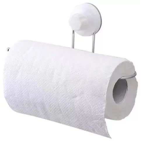 Paper Roll Holder With Magic Suction Cup