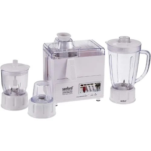 Sanford Juicer +Blender +Grinder - 400W -4 In 1 - SF5518JB - White