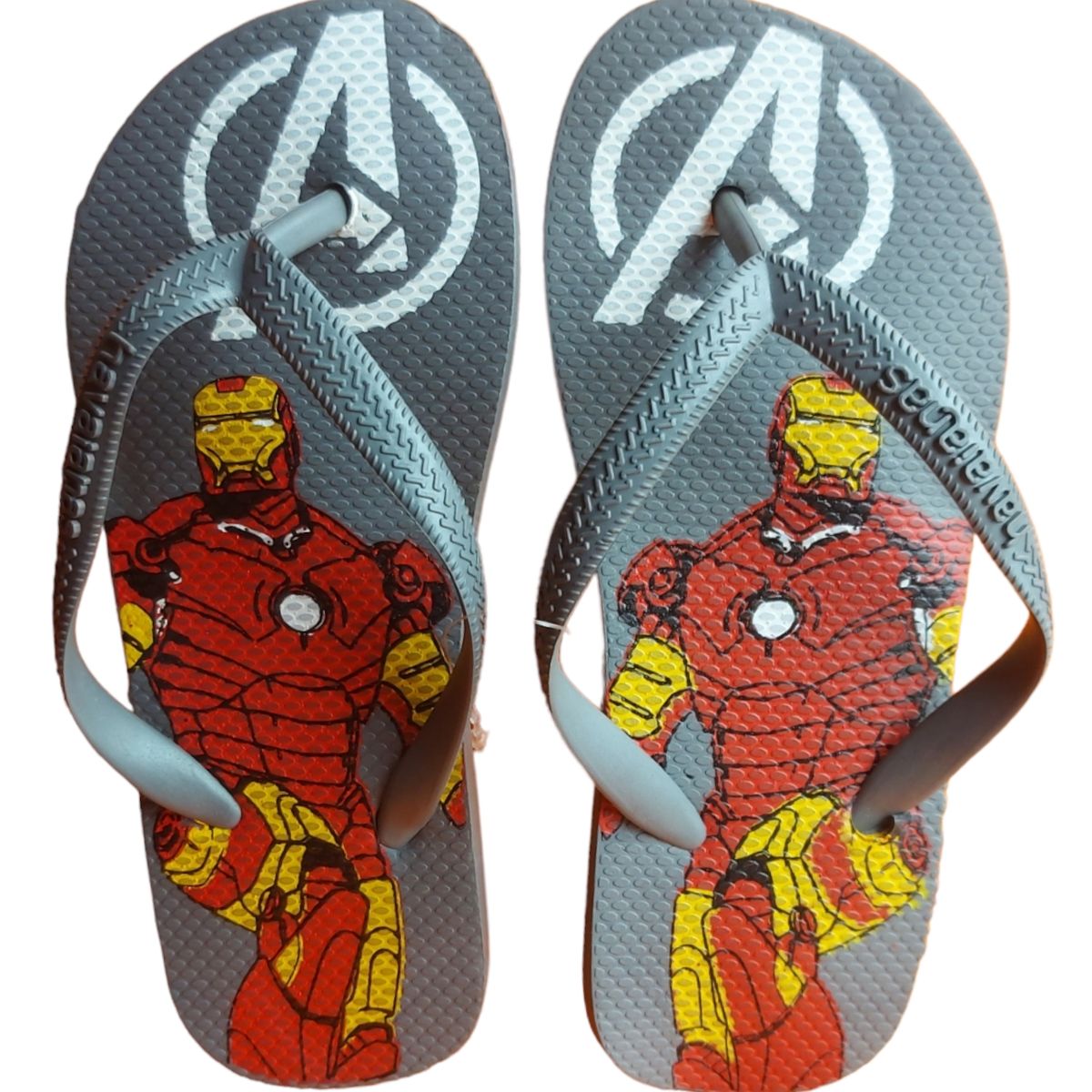 Character Boy Slippers- Grey