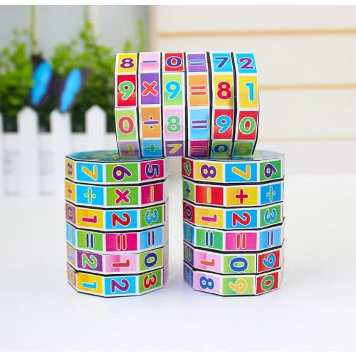 Cylindrical Plastic Cube Toy ( 3 Pieces) - 10157