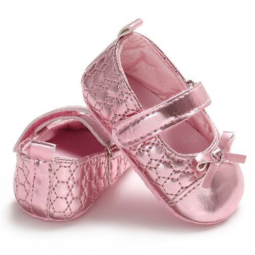Infant Baby Girls Princess Soft Shoes Pre Walking Loop-Pink