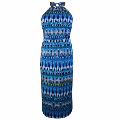 Patterned Maxi Dress - Multicolour