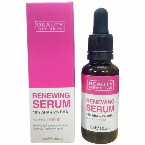 Beauty Formulas Renewing Serum 10% Aha + 2% Bha - 30ml