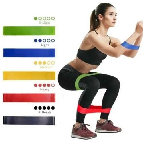 Fitness Resistance Band - Set Of 5