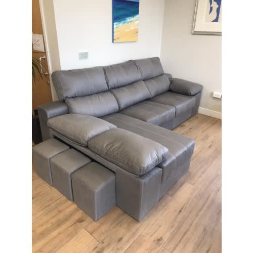 Duero L'shape Sofa With Side Stools