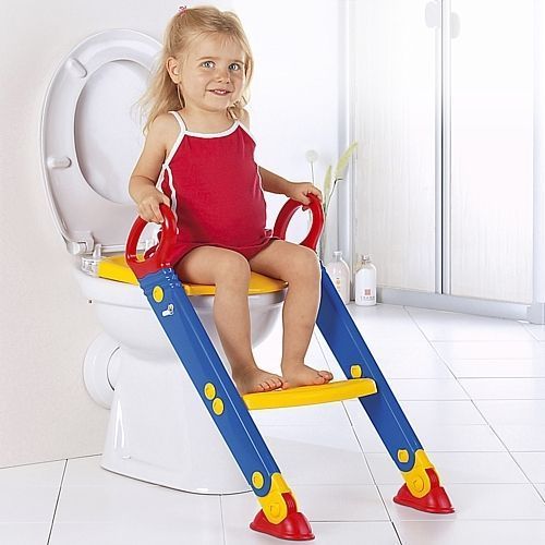 KIDS CHILDREN'S FOLDABLE TOILET TRAINER KIT WITH LADDER