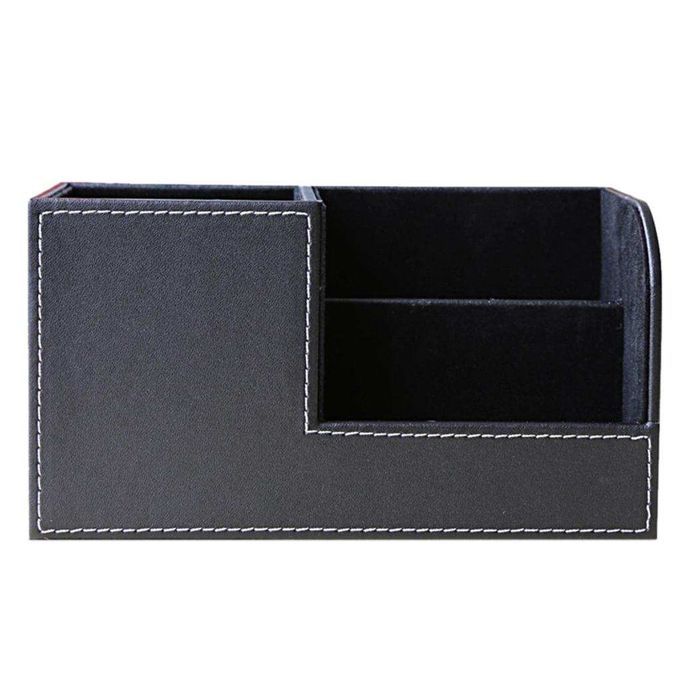 Office Mesh Bin Desk Organizer Set Stationary Tidy Trays Holder Black