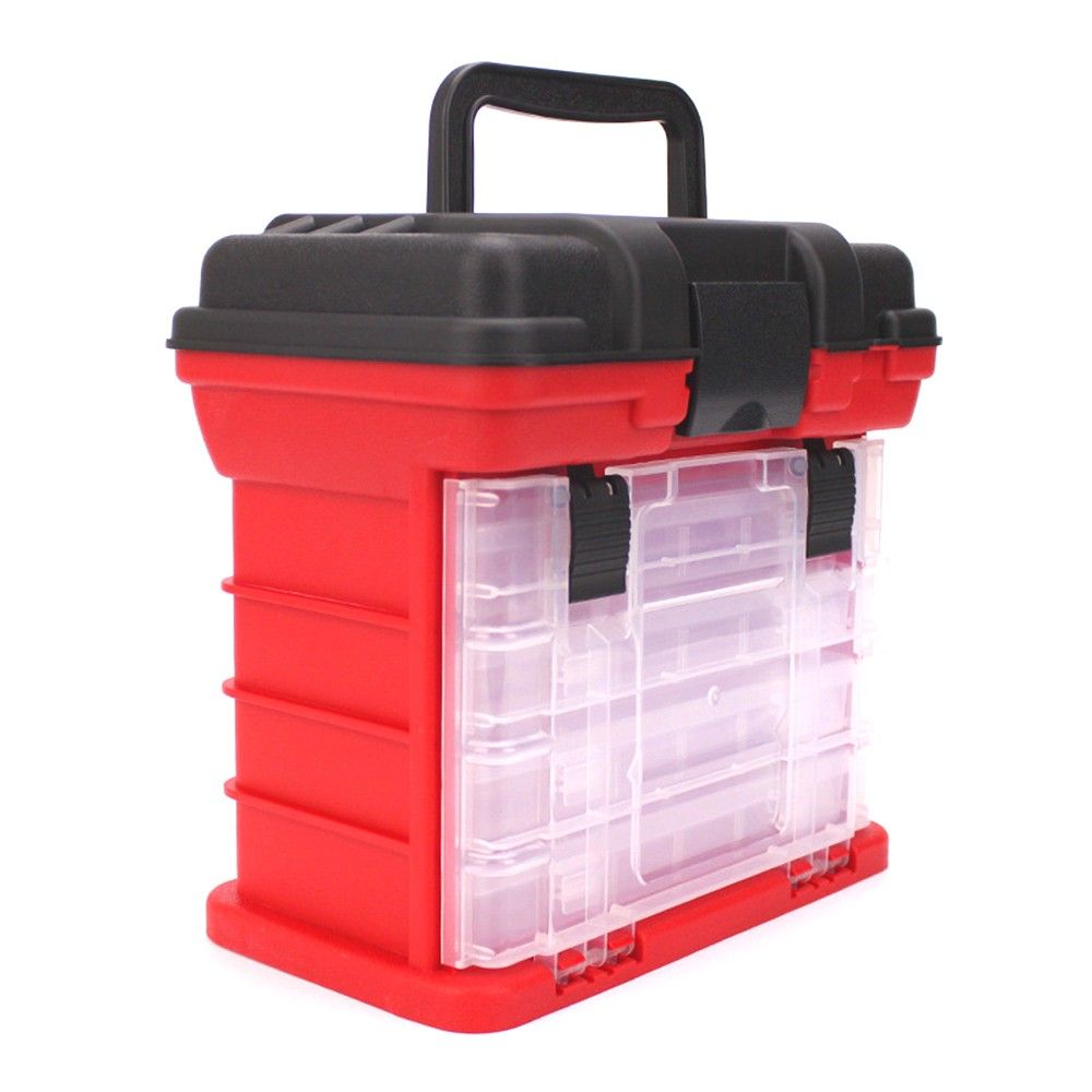 27*17*26c-m Portable 4 Layers Big Fishing Tackle Box