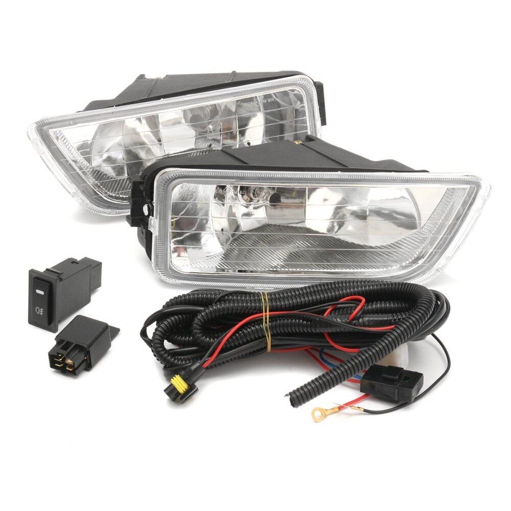 1 Pair Fog Light For Honda Accord 2003-2007 Acura TL 2004-2008 4 Drs/ W Wiring Kit