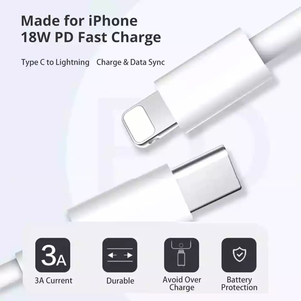 Iphone Fast Data Type-C To Lightning Cord For Iphone 11/12