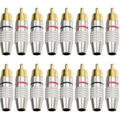 General Musical Sound Rca Plugs Audio Jack Male Audio Video Connect-20pcs