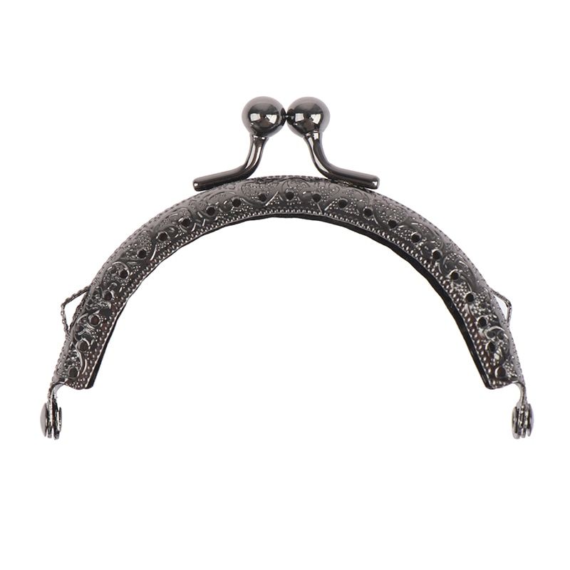 8.5cm Round Metal Frame For Purse Handle Clutch Bag Handbag Accessories Making Purse Clasp Lock Metal Clasp Bags Hardware