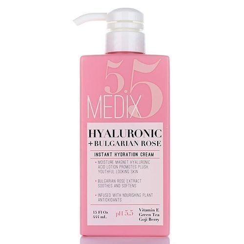 Hyaluronic Acid Cream W/Bulgarian Rose Body Cream-(15oz)