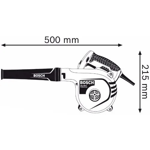 Gbl 800 E Professional Blower With Dust Extraction