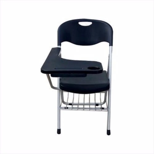 Plastic Foldable Lecture Chair - Black