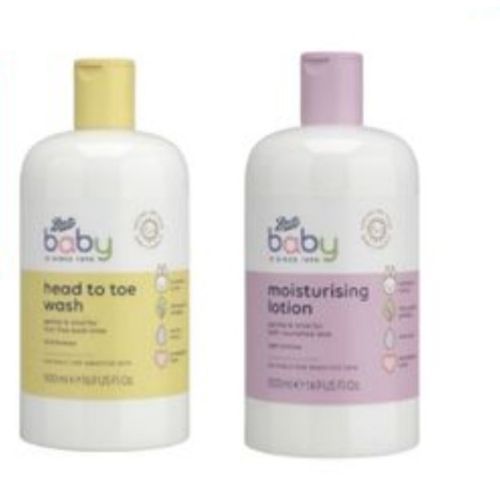 Baby Lotion And Head To Toe Wash
